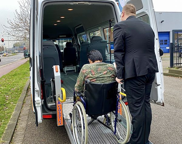 Wheelchair taxi