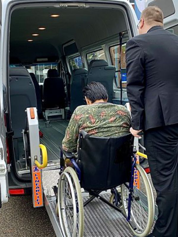 Wheelchair taxi